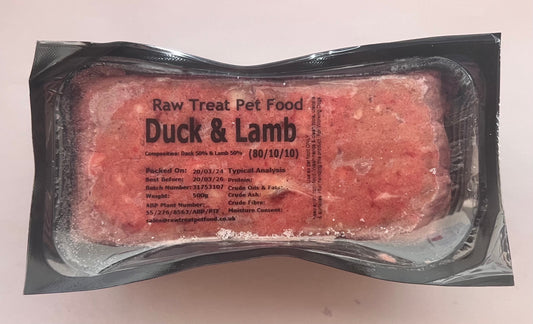 Raw Treat Duck & Lamb
