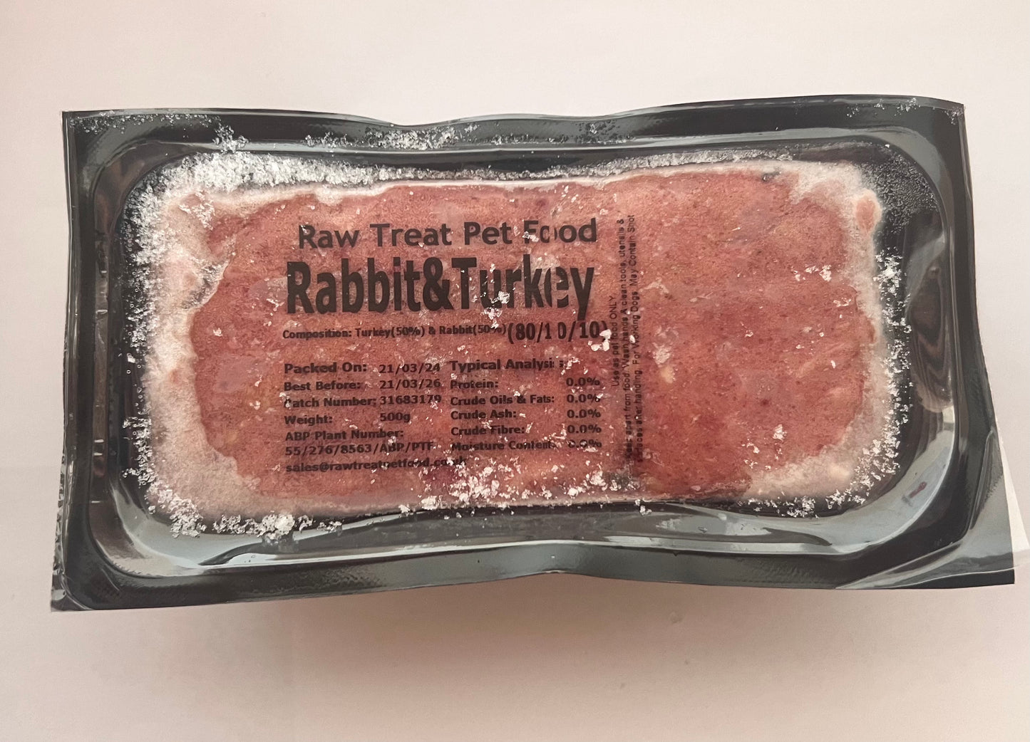 Raw Treat Rabbit & Turkey