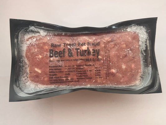 Raw Treat Beef & Turkey