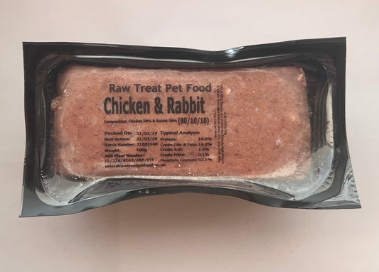 Raw Treat Chicken & Rabbit