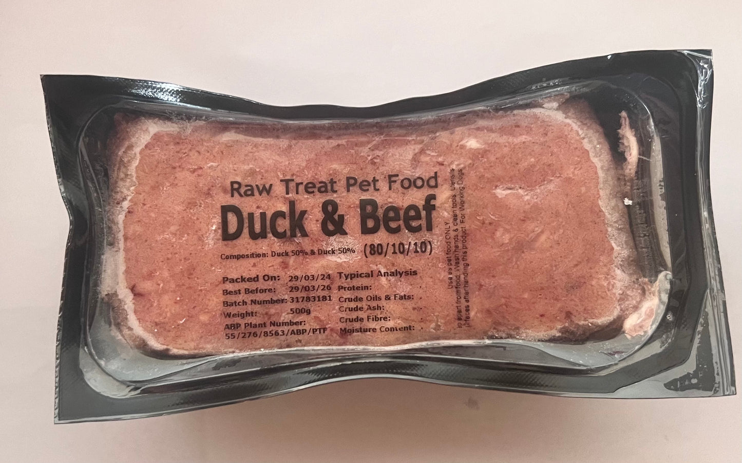 Raw Treat Duck & Beef