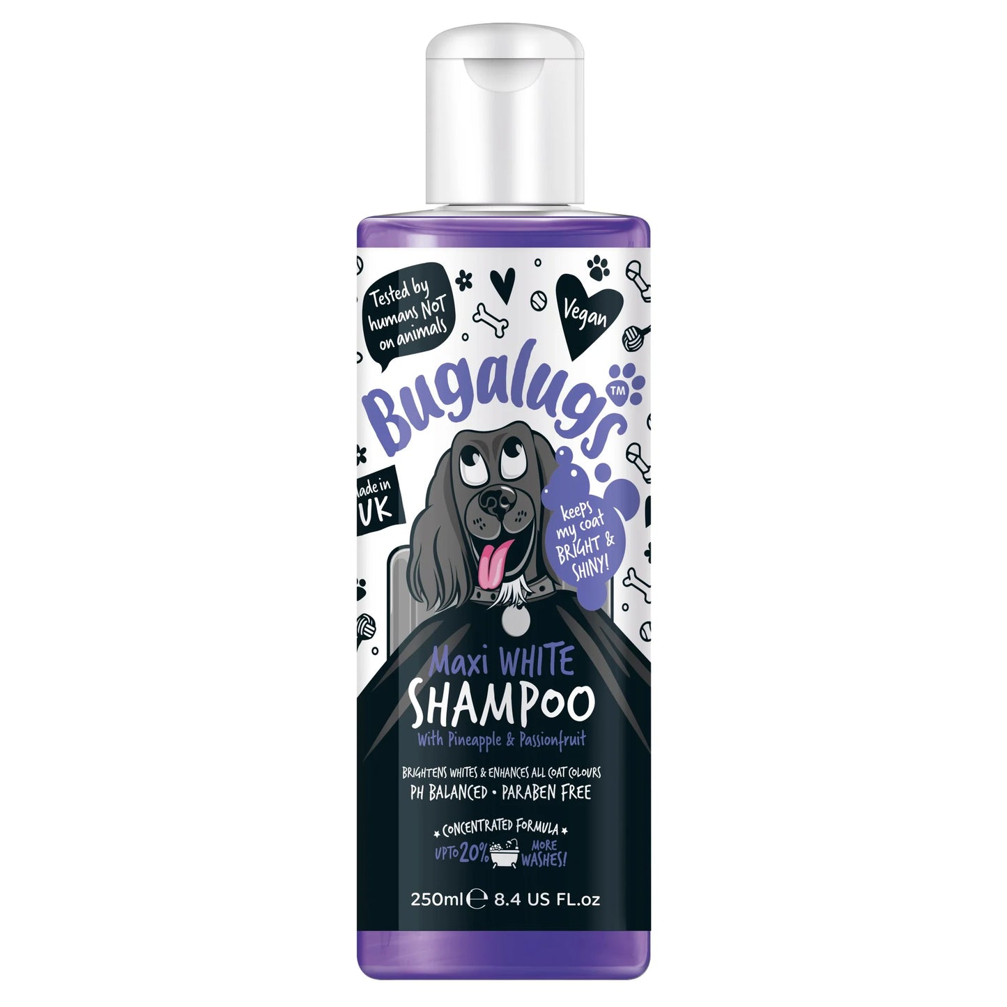Bugalugs - Maxi White Shampoo (250ml)