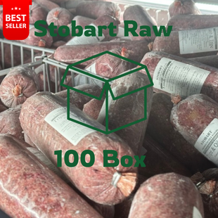 Stobart Raw Dog food - Box of 100 rolls