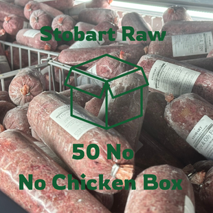 Stobart Raw Dog food - Box of 50 rolls (No chicken bundle)